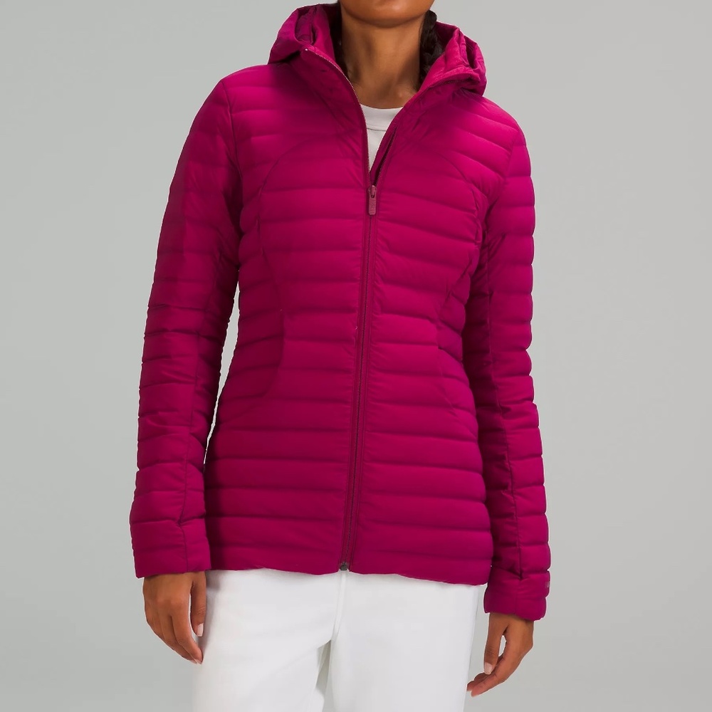 NWT lululemon athletica Pack It Down Jacket Women's Size 4 in Pomegranate (Pink)